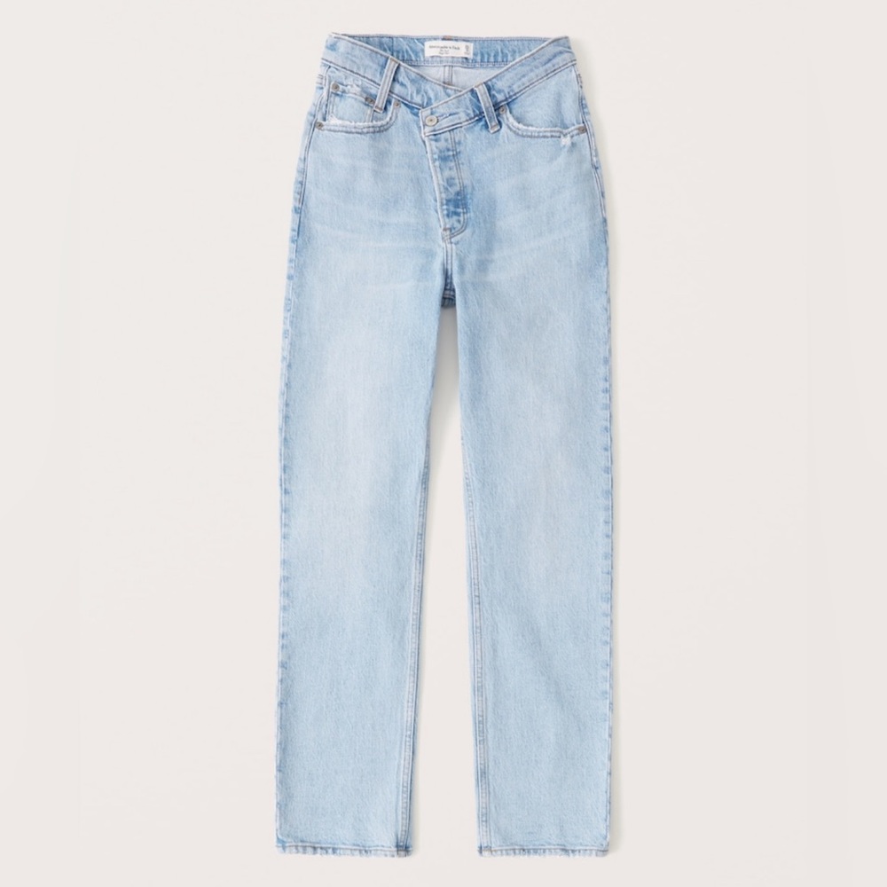 Abercrombie and Fitch Curve Love The Dad High Rise Jeans